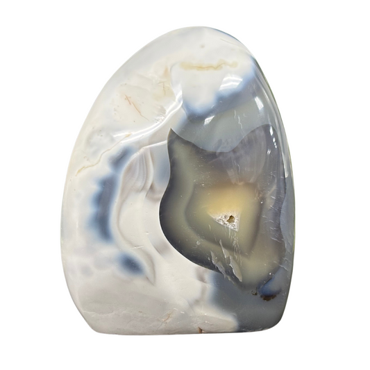 Natural Orca Agate Self-Standing Freeform Rock - RPS450