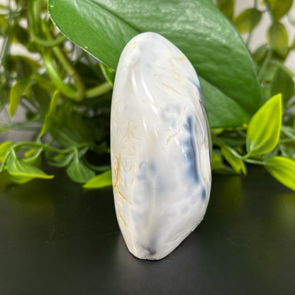 Natural Orca Agate Self-Standing Freeform Rock - RPS450