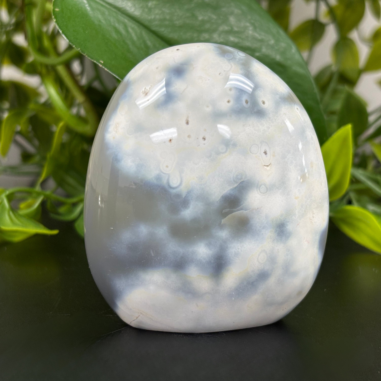 Natural Orca Agate Self-Standing Freeform Rock - RPS451