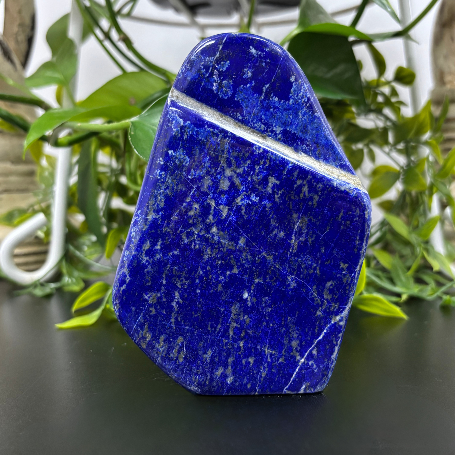 Natural Lapis Lazuli Self-Standing Freeform Rock - Healing Crystal Gemstone Decor-RPS458