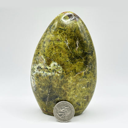 Natural Self-Standing Polished Green Opal Freeform - Gem Avenue