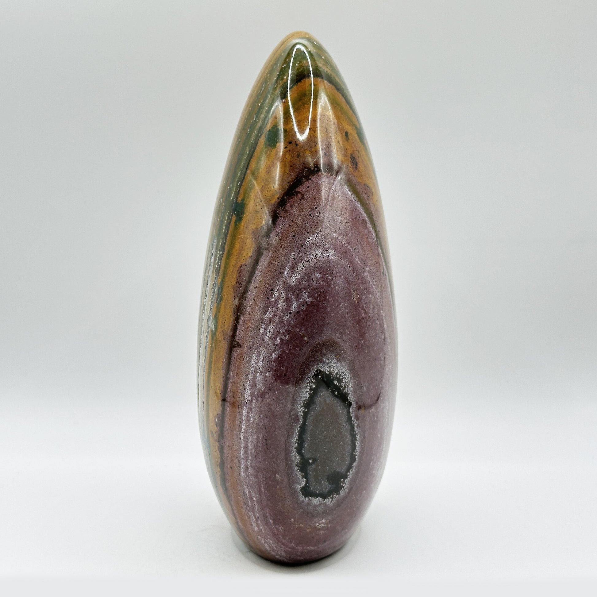 Natural Self-Standing Polished Sea Jasper Freeform - Gem Avenue