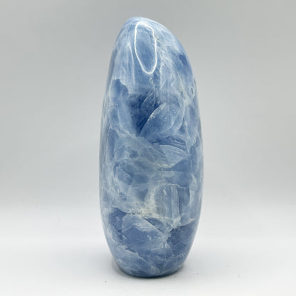 Natural Self-Standing Polished Blue Celestite Freeform - Gem Avenue
