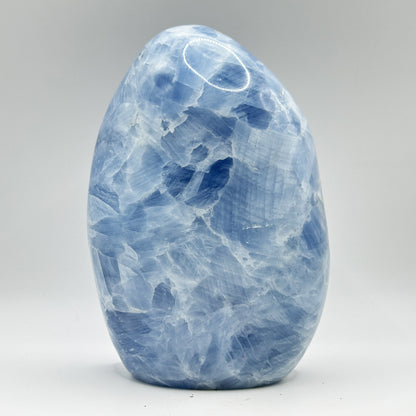 Natural Self-Standing Polished Blue Celestite Freeform - Gem Avenue
