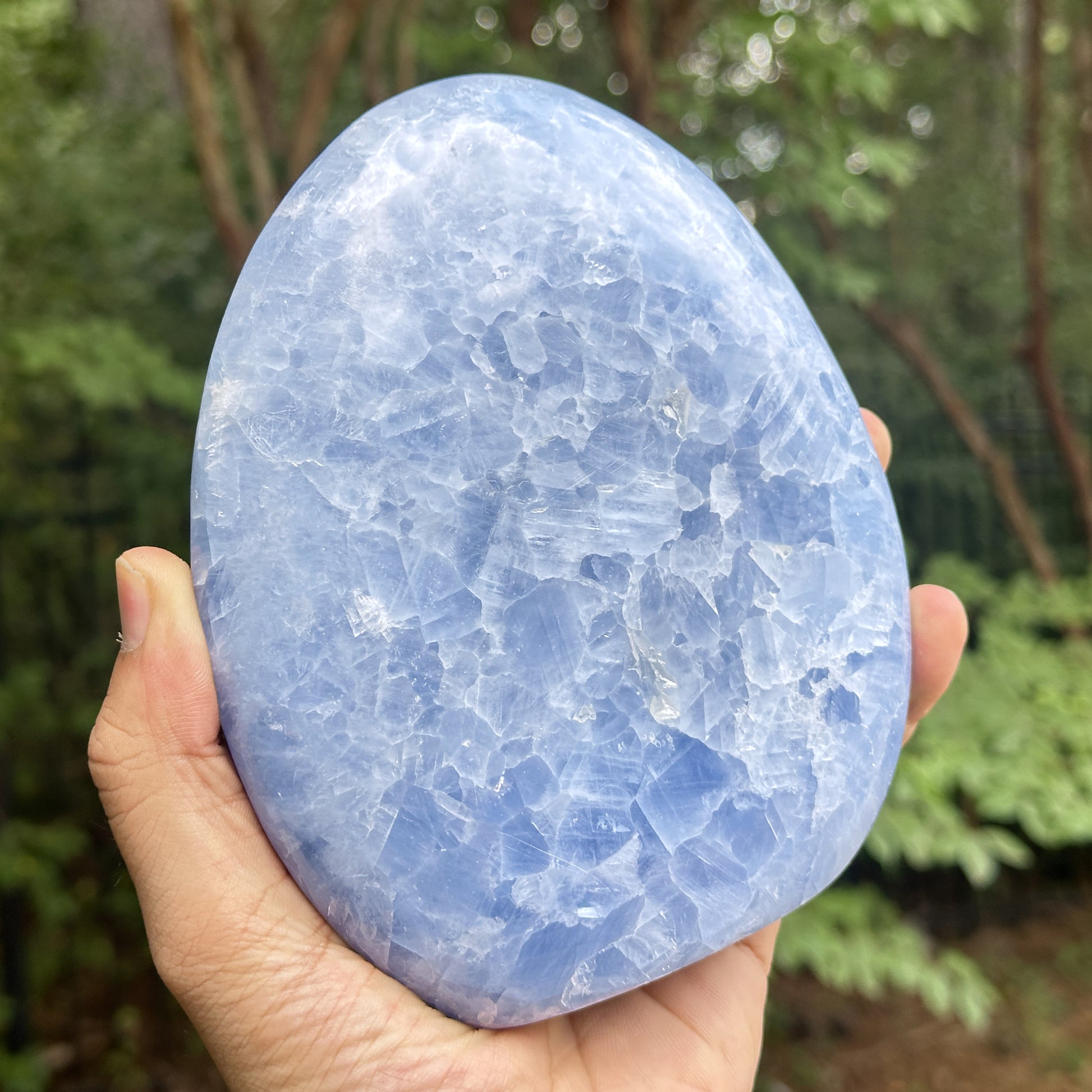 Natural Blue Celestite Freeform - Gem Avenue