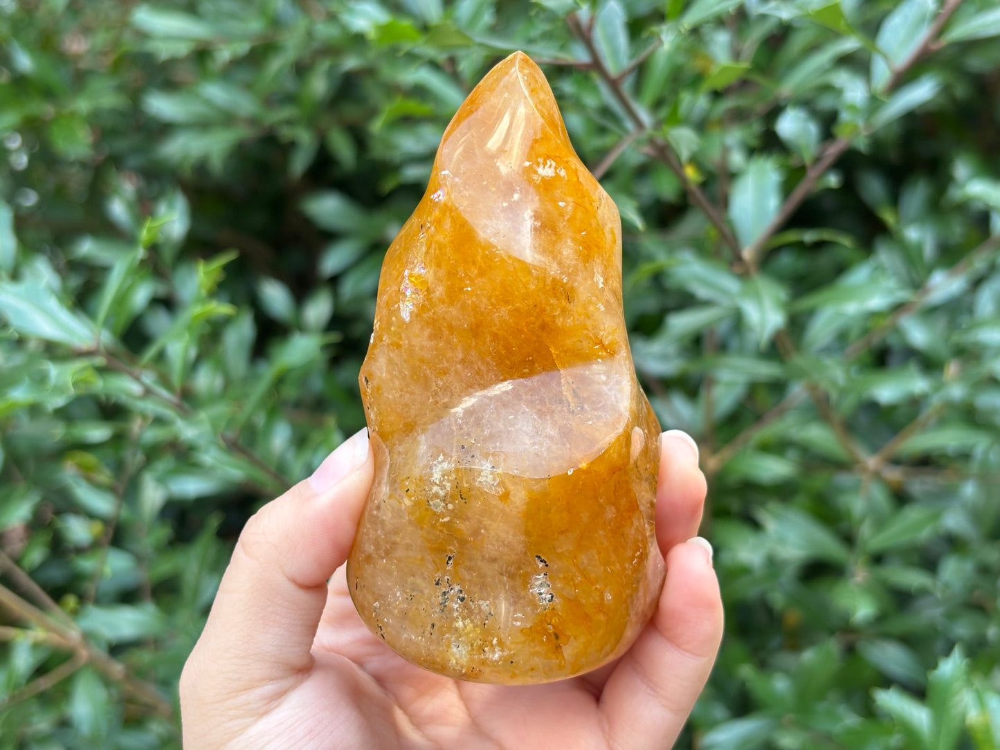 Natural Golden Healer Quartz Freeform Polished Crystal Stone for Collectors, Meditation, Energy Healing, and Decorative Home Display - RPS502