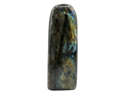 Natural Polished Labradorite Freeform Crystal with Blue and Gold Flash for Healing, Meditation & Home Decor - RPS504
