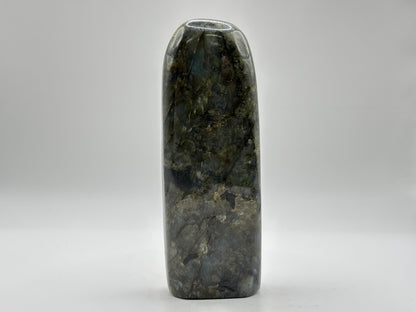 Natural Polished Labradorite Freeform Crystal with Blue and Gold Flash for Healing, Meditation & Home Decor - RPS504