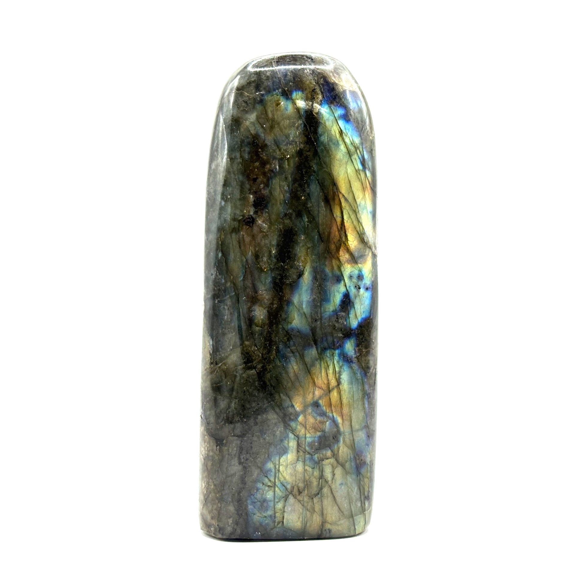 Natural Polished Labradorite Freeform Crystal - Gem Avenue Retail