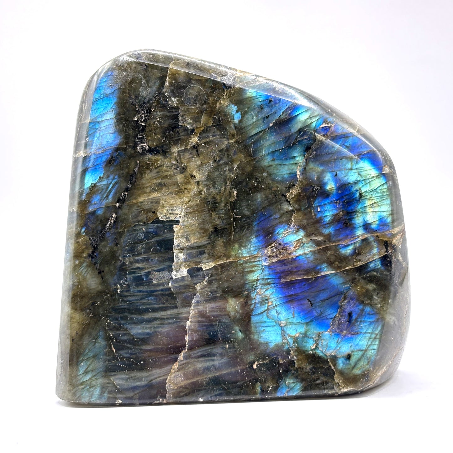 Natural Polished Labradorite Freeform Crystal - Gem Avenue Retail