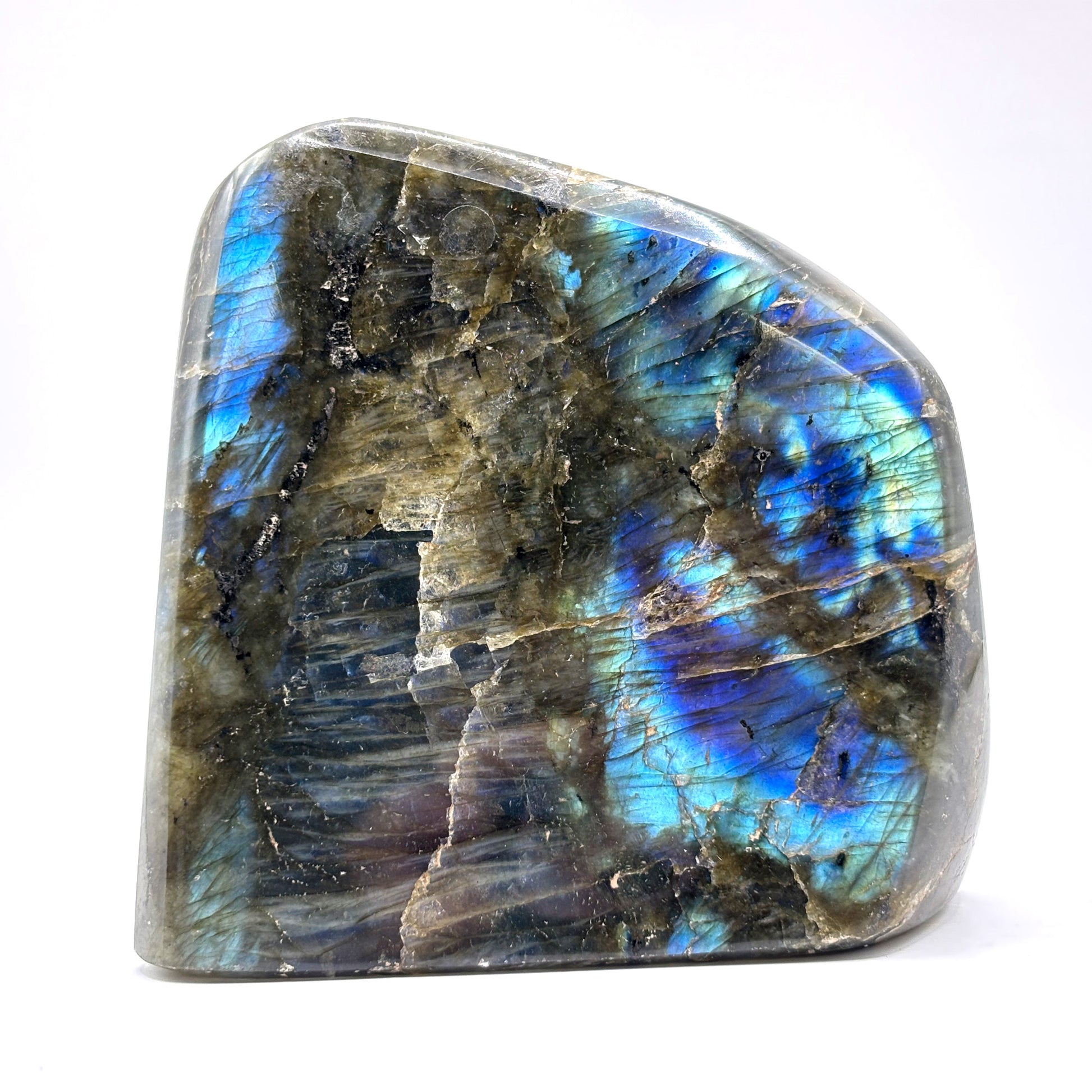 Natural Polished Labradorite Freeform Crystal - Gem Avenue Retail