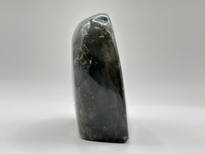 Polished Labradorite Display Stone Natural Gemstone with Stunning Blue Flash for Energy Healing, and Modern Home Decoration - RPS507