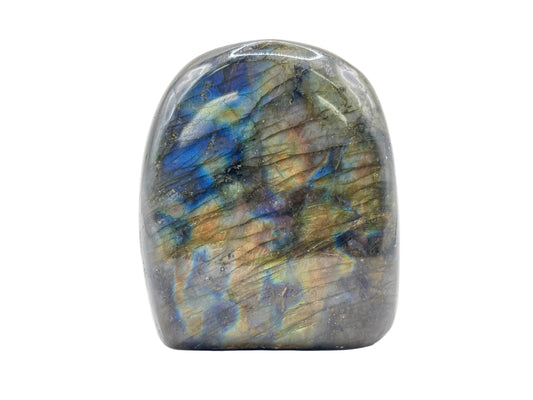 Natural Labradorite Freeform Polished Crystal with Blue & Gold Flash Healing Stone for Meditation, and Home Decor - RPS508