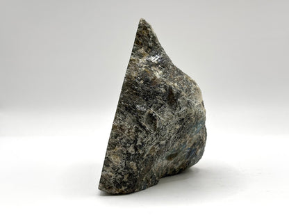 Natural Polished Labradorite Freeform Crystal with Blue & Gold Flash for Healing, Meditation, and Home Decor - RPS509