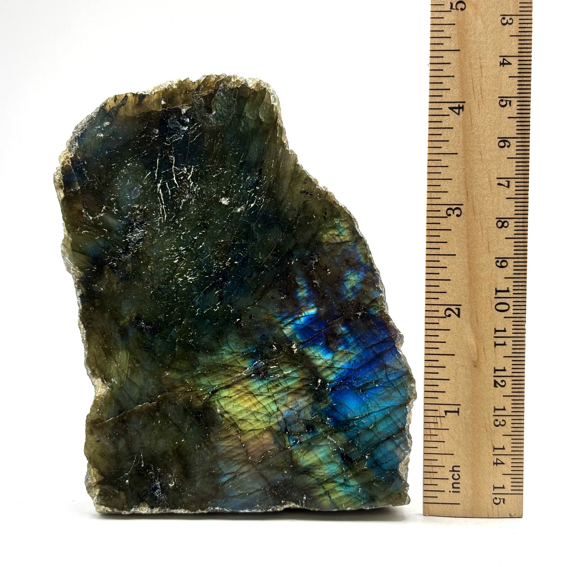 Natural Polished Labradorite Freeform Crystal - Gem Avenue Retail