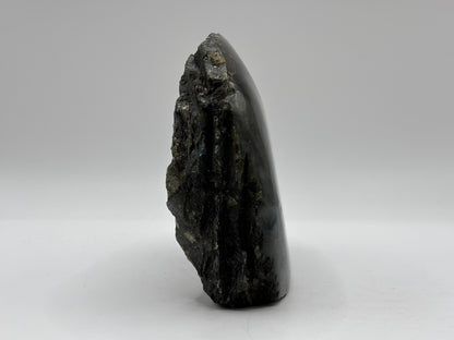 Natural Polished Labradorite Freeform Crystal with Blue & Gold Flash for Healing, Meditation, and Home Decor - RPS511