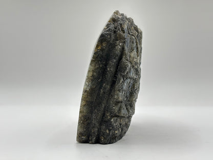 Natural Polished Labradorite Freeform Crystal with Blue & Gold Flash for Healing, Meditation, and Home Decor - RPS512