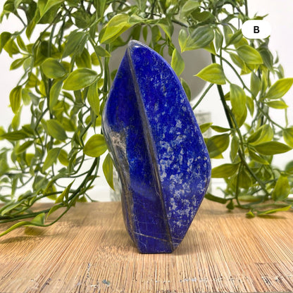 Natural Polished Lapis Lazuli Freeform Stone for Modern Home Decor and Crystal Collection - RPS513