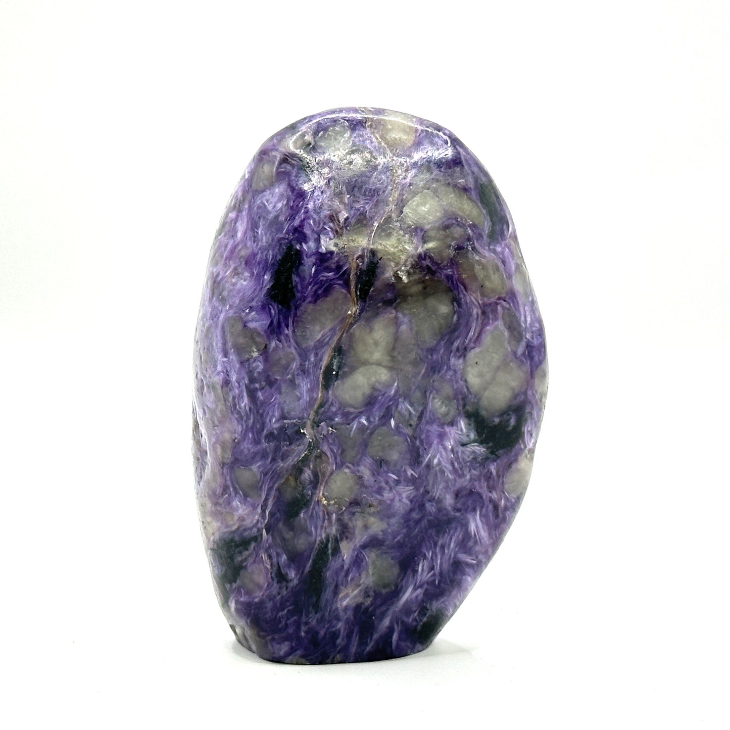 Natural Polished Purple Charoite Freeform Crystal - Gem Avenue