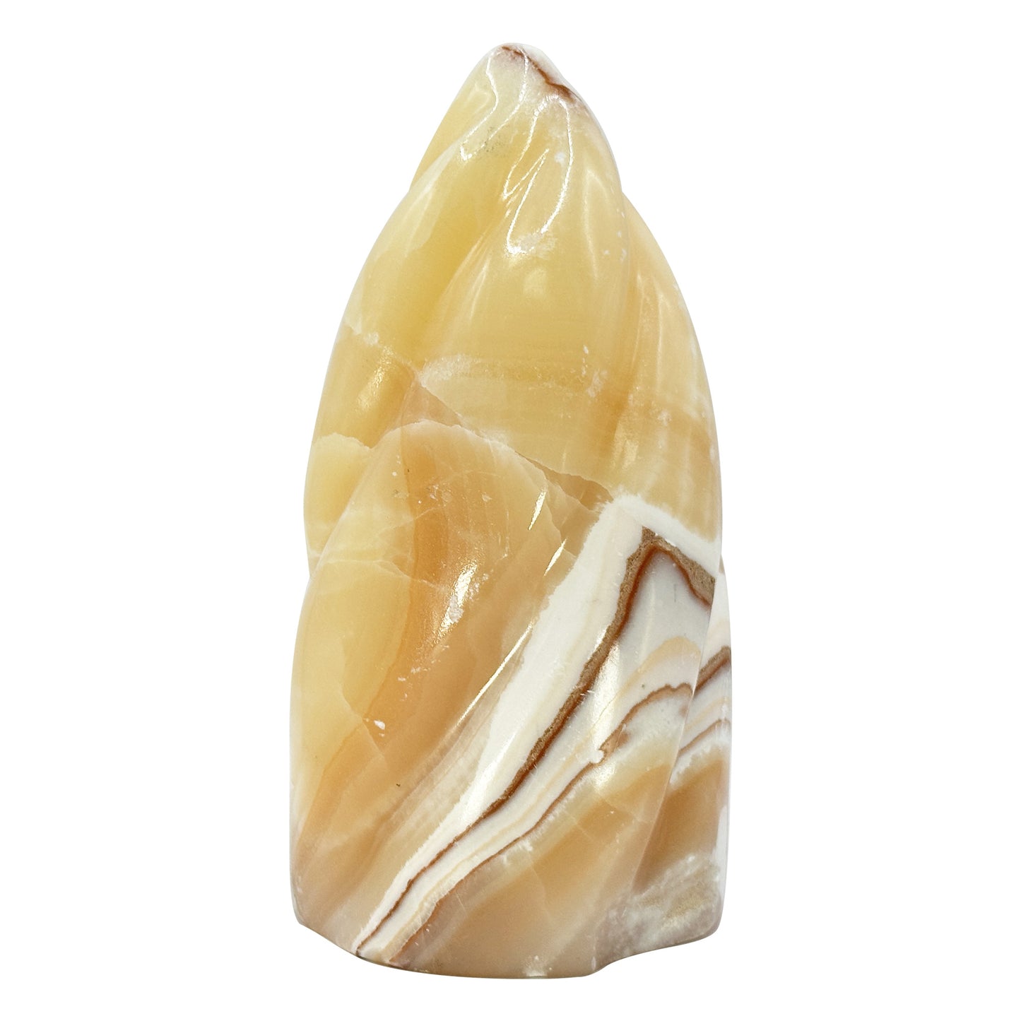 Polished Orange Calcite Freeform - Gem Avenue