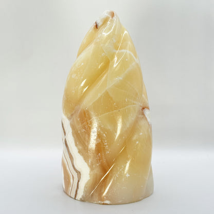 Polished Orange Calcite Freeform - Gem Avenue