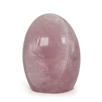 Natural Rose Quartz Polished Freeform Crystal Healing Stone for Love, Meditation & Home Decor - RPS523
