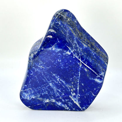 Polished Natural Lapis Lazuli Freeform Blue Crystal Stone Decorative Standing - RPS530