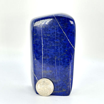 Natural Lapis Lazuli Freeform Polished Deep Blue Crystal Standing Decorative Healing Stone - RPS531