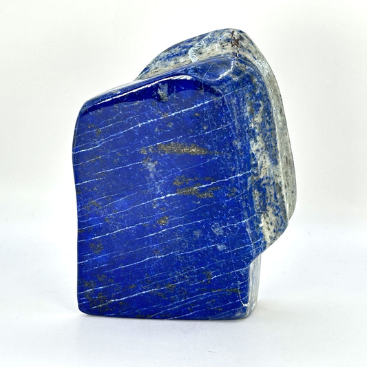 Natural Lapis Lazuli Freeform Polished Deep Blue Crystal Standing Decorative Healing Stone - RPS532