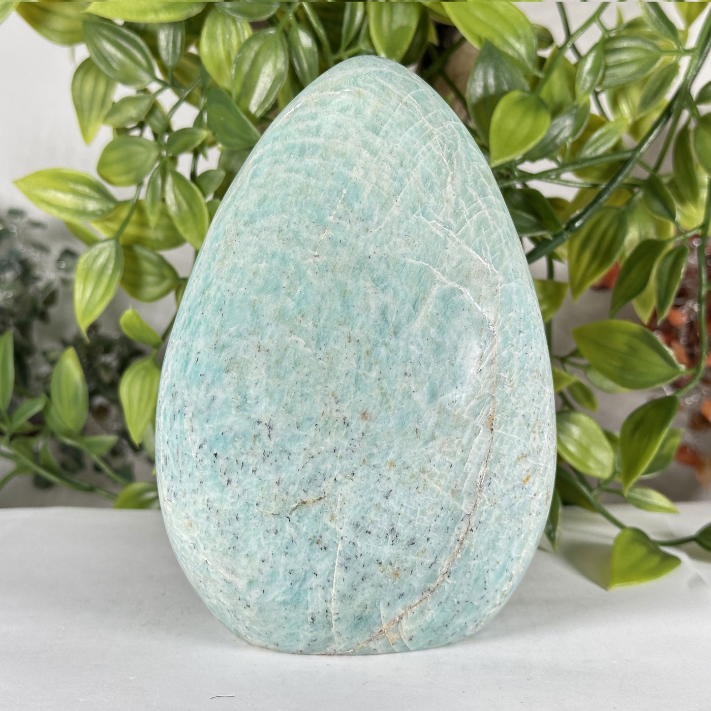Natural Polished Amazonite Crystal Freeform - Gem Avenue Retail