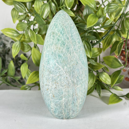 Natural Polished Amazonite Crystal Freeform - Gem Avenue Retail