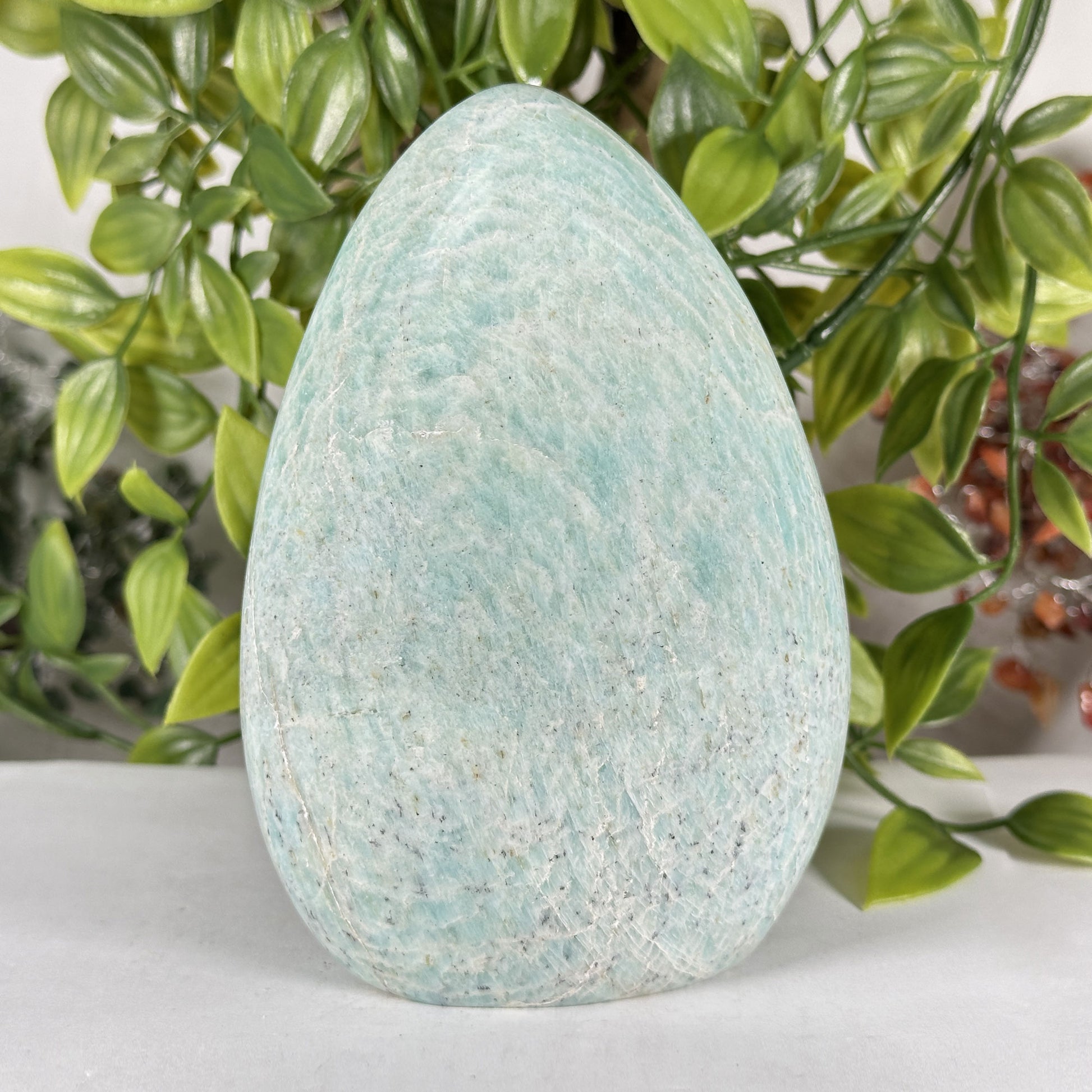 Natural Polished Amazonite Crystal Freeform - Gem Avenue Retail