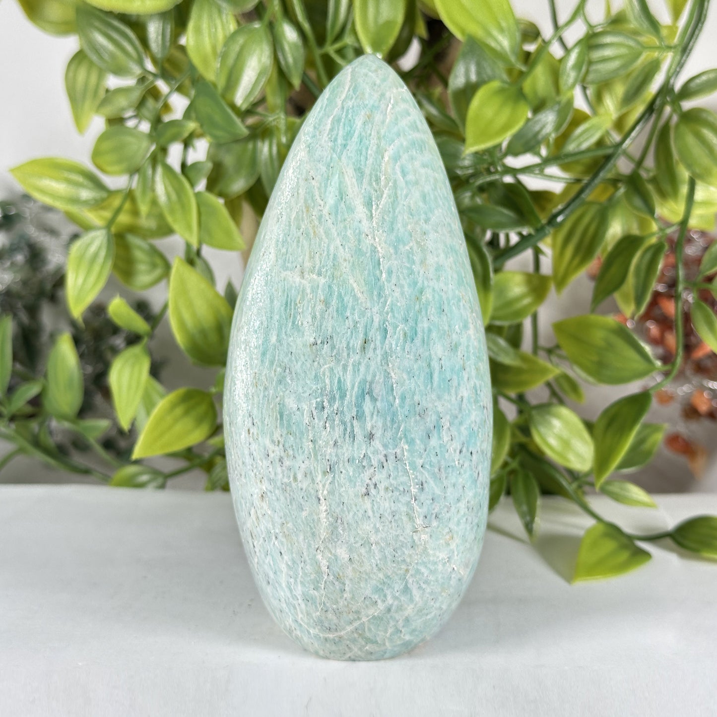 Natural Polished Amazonite Crystal Freeform - Gem Avenue Retail