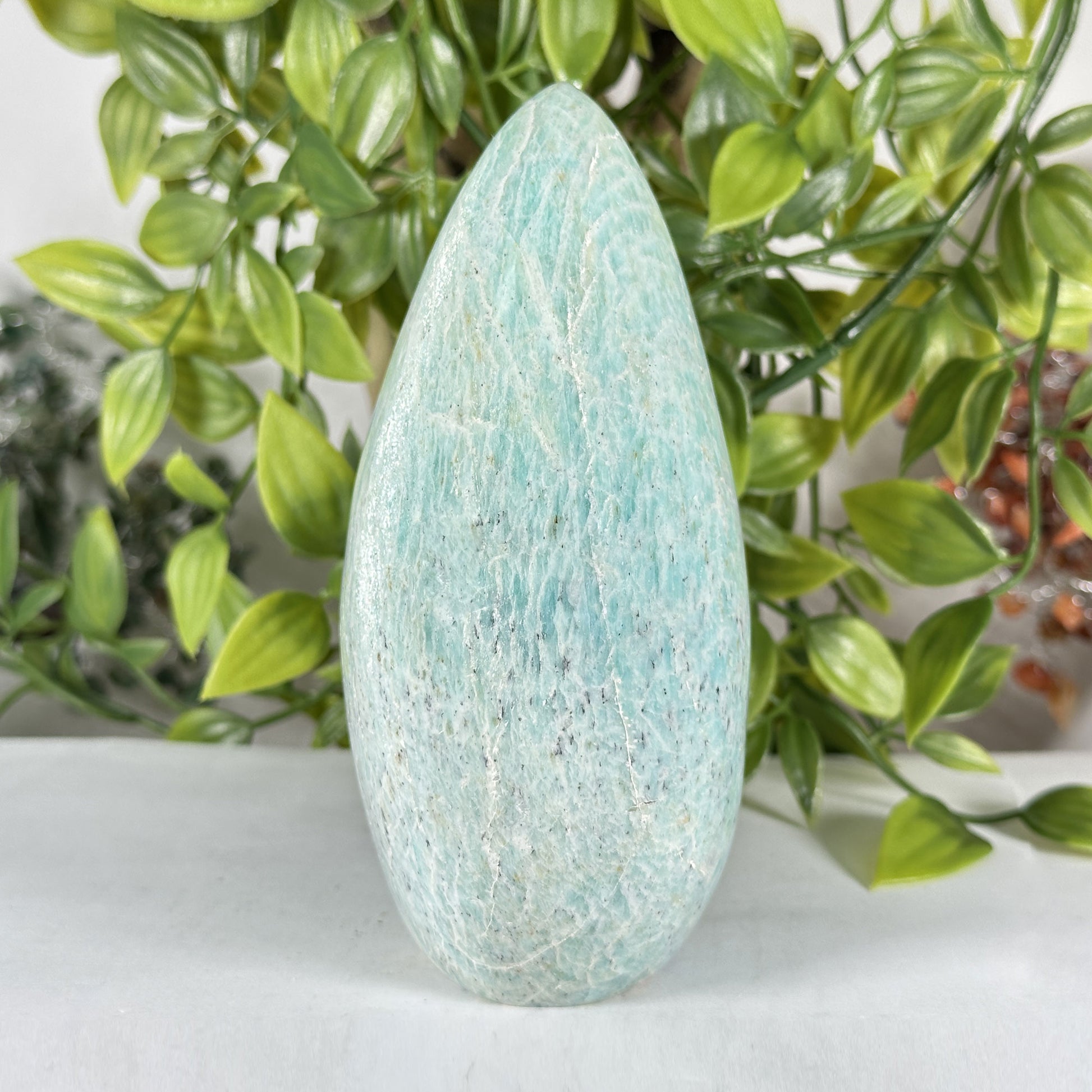 Natural Polished Amazonite Crystal Freeform - Gem Avenue Retail