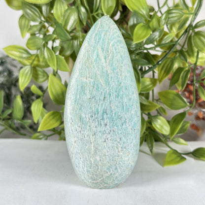 Natural Polished Amazonite Crystal Freeform - Gem Avenue Retail