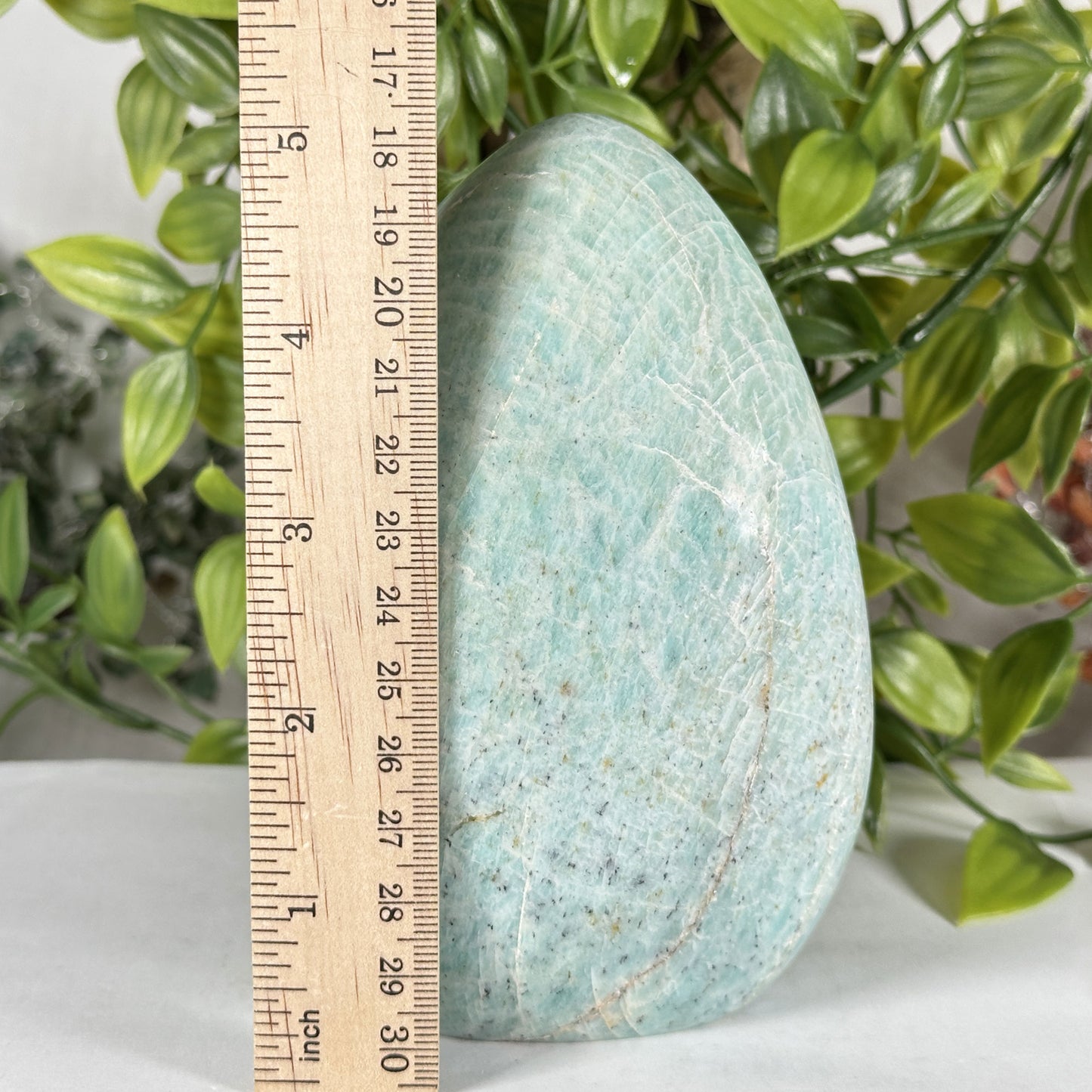 Natural Polished Amazonite Crystal Freeform - Gem Avenue Retail