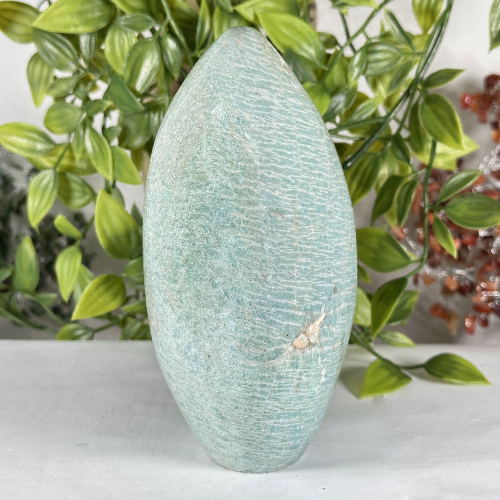 Natural Polished Amazonite Crystal Freeform - Gem Avenue Retail