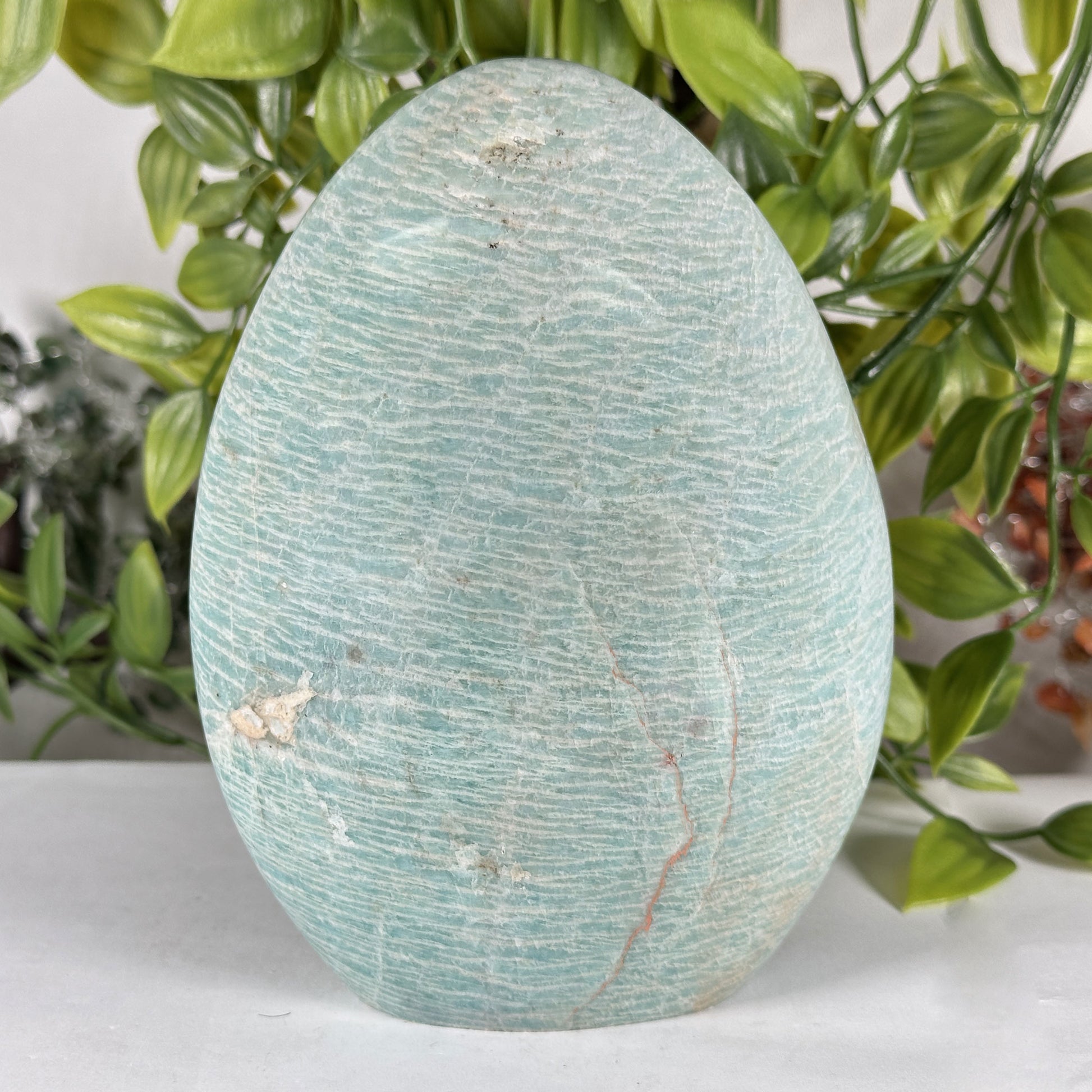 Natural Polished Amazonite Crystal Freeform - Gem Avenue Retail