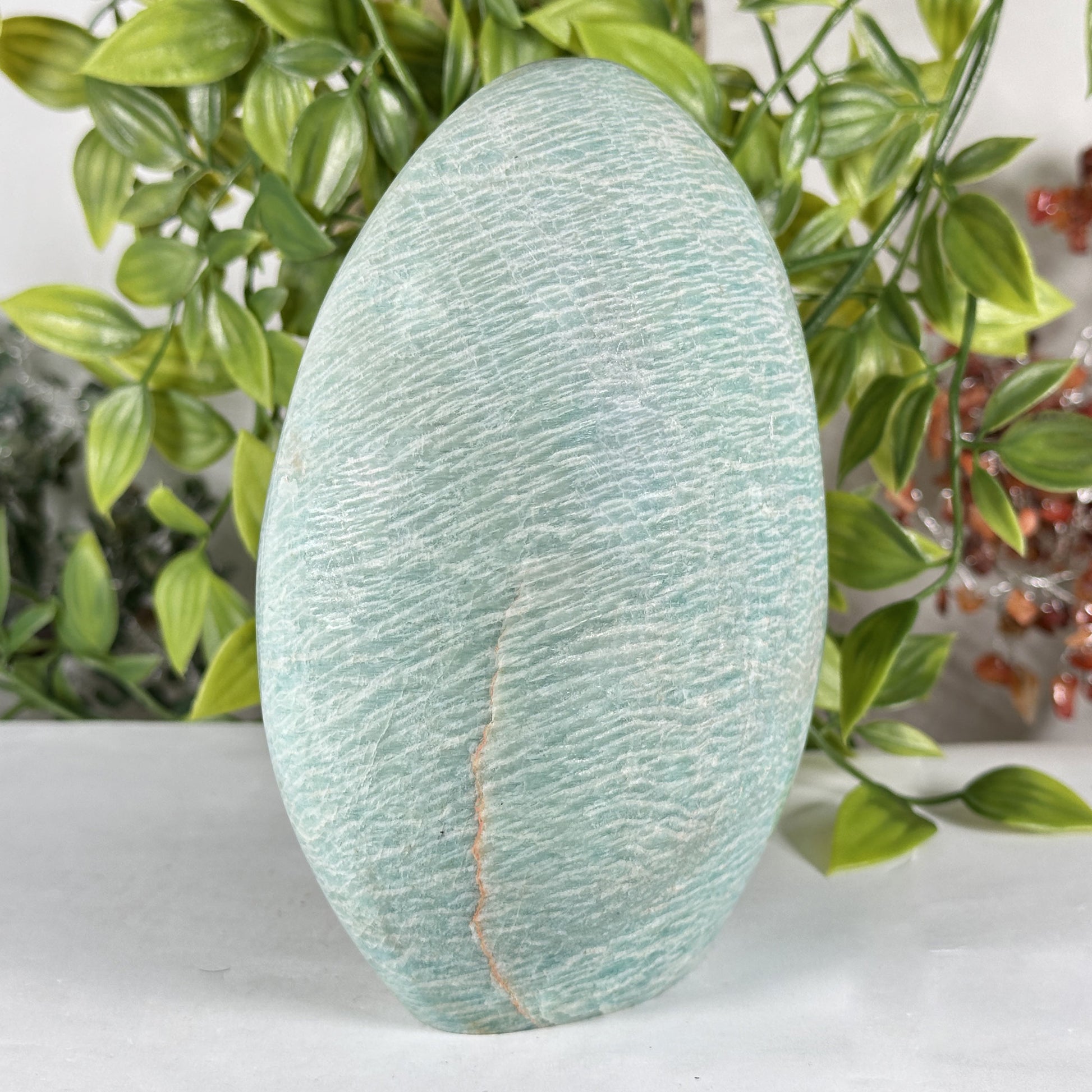 Natural Polished Amazonite Crystal Freeform - Gem Avenue Retail