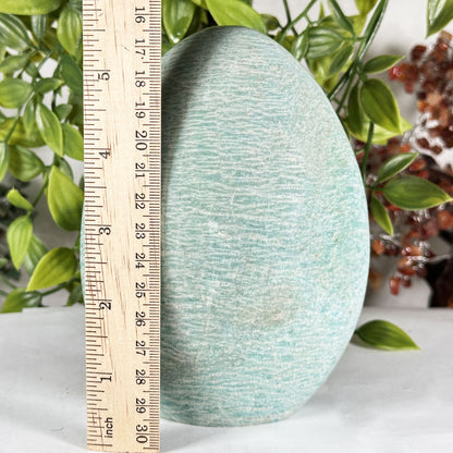 Natural Polished Amazonite Crystal Freeform - Gem Avenue Retail