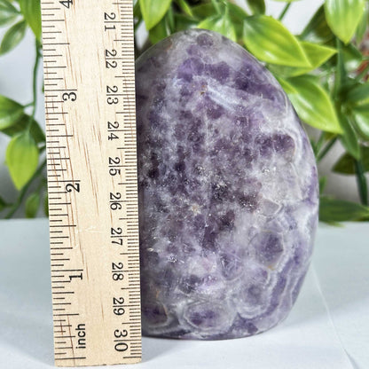 Chevron Amethyst Gemstone Freeform  - Gem Avenue Retail