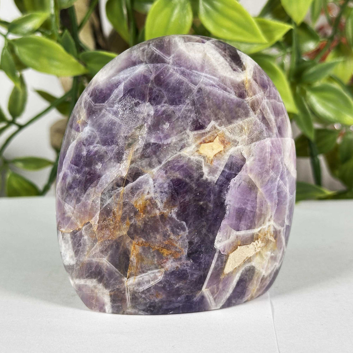 Chevron Amethyst Gemstone Freeform  - Gem Avenue Retail