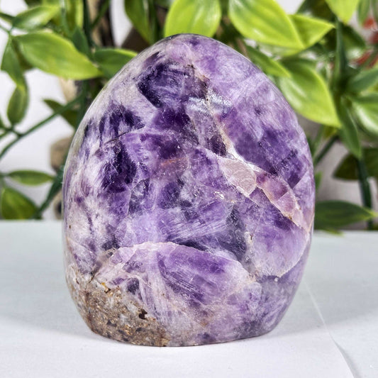 Chevron Amethyst Gemstone Freeform - Gem Avenue Retail