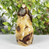 Septarian Polished Crystal Tower 6 Inch Madagascar Natural Display Specimen for Home Decor