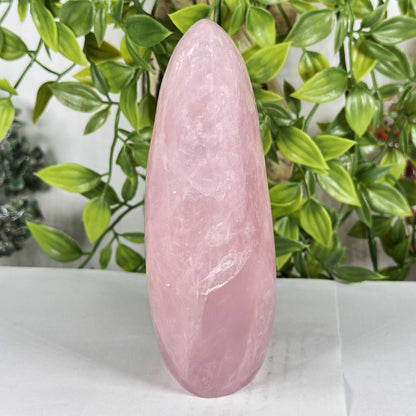 Rose Quartz Crystal Freeform - Gem Avenue Retail