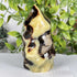 Madagascar Septarian Crystal 5.25 Inch Natural Polished Mineral Specimen Stone for Home Decor