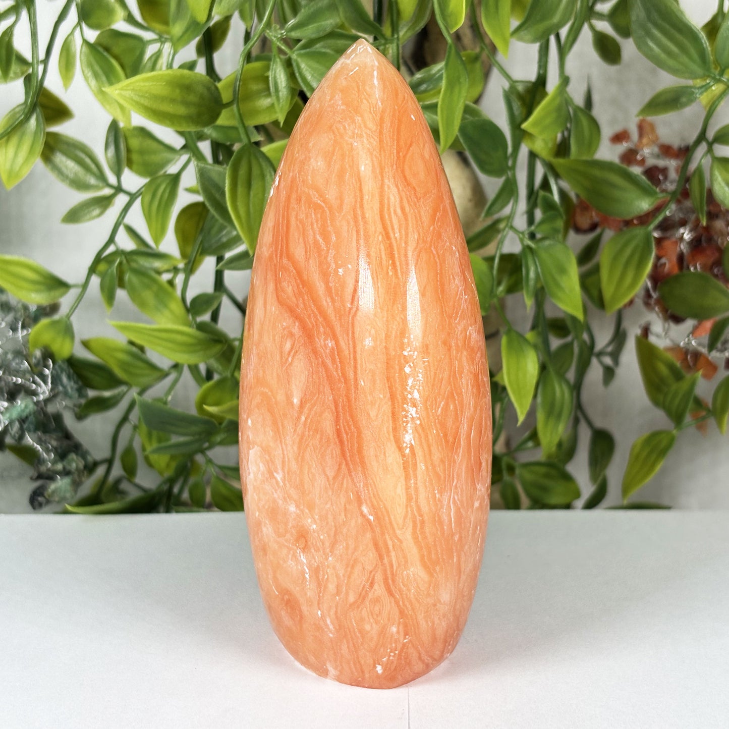 Orange Calcite Crystal Freeform -  Gem Avenue Retail