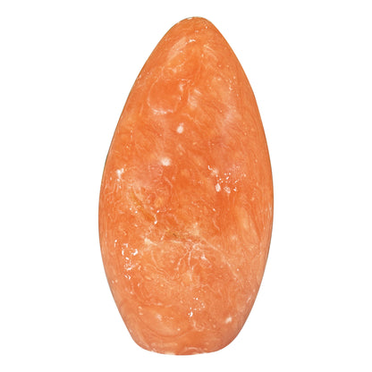 Orange Calcite Freeform Polished Crystal from Madagascar Natural Decorative Stone
