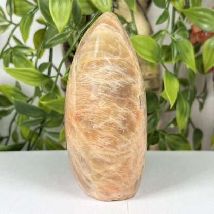 Moonstone Freeform Polished Crystal from Madagascar Natural Decorative Stone