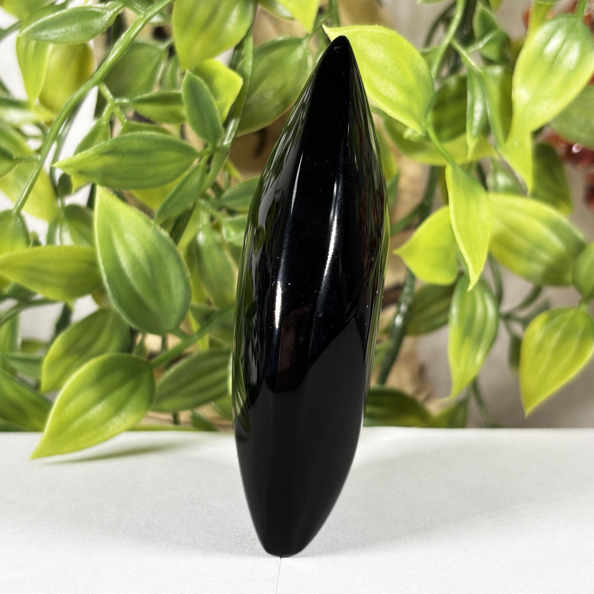 Black Obsidian Crystal Freeform - Gem Avenue Retail